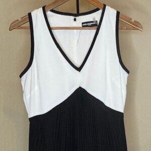 KARL LAGERFELD Colorblocked Maxi Dress